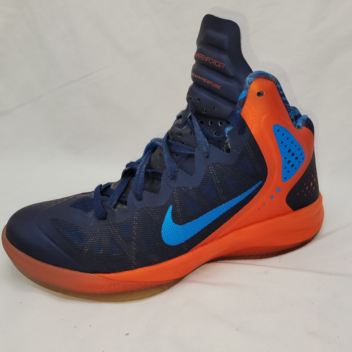 Nike Zoom Hyperenforcer PE Navy/Orange Basketball Shoe Nike Zoom Hyperenforcer PE Navy/Orange Basketball Shoe
