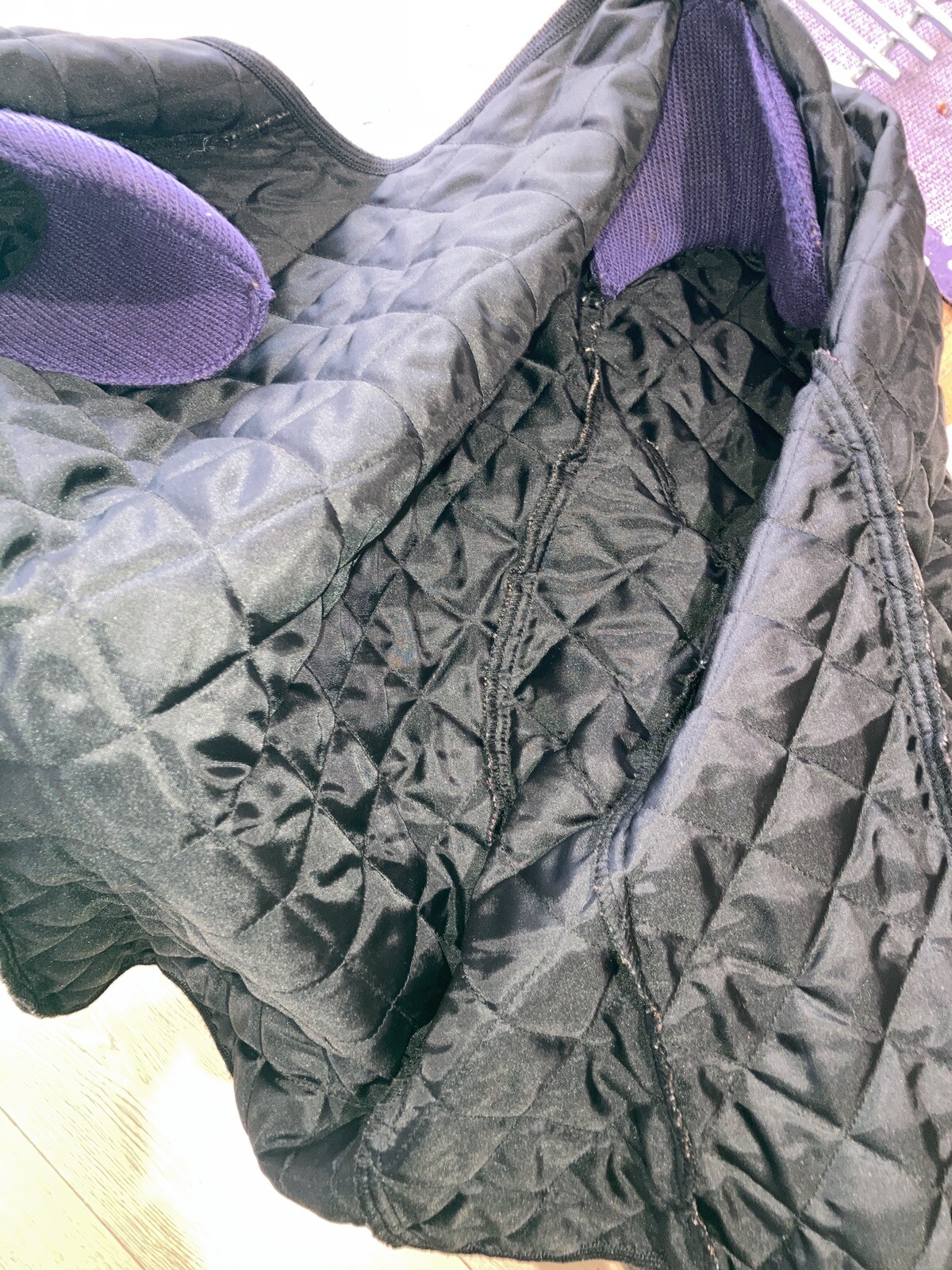 VINTAGE 1980s PAISLEY QUILTED JACKET M & S, 18.5" from pit to pit approx. 8