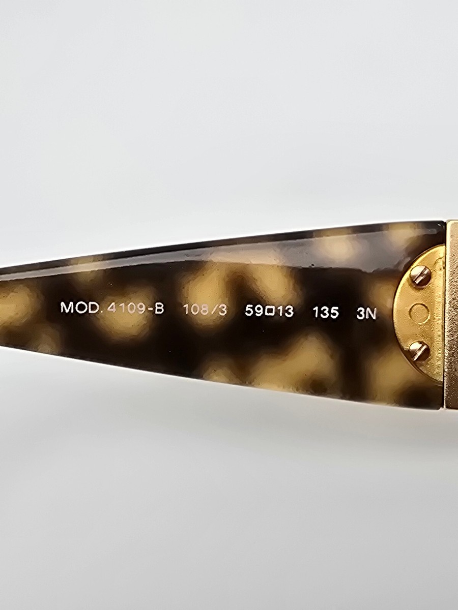 Versace Mod 4109-B 108/3 Tortoise Frame Brown Lens  display picture 3