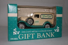 ERTL DIE CAST METAL COLLECTIBLE GIFT BANK, 1932 FORD DELIVERY VAN