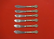 Francis I by Reed and Barton Sterling Silver Trout Knife Set HHWS 6pc Custom
