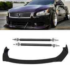 For Nissan Altima Sentra Front Bumper Lip Spoiler Splitter Body Kits Strut Rod