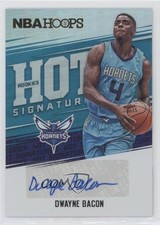 2017-18 Panini NBA Hoops Hot Signatures Rookies Dwayne Bacon #HSR-DB Auto rf2