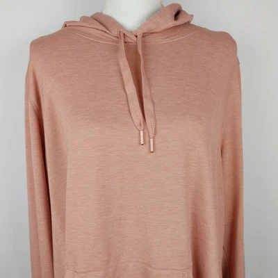 Lane Bryant Livi Active Wear Pink Hoodie Top Long Sleeve Shirt Plus 22/24 Hooded - Image 1 of 4