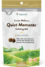 Naturvet Quiet Moments Calming Aid Dog Supplement, Helps Promote Relaxation, Red