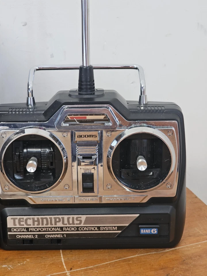 Acoms Techniplus Transmitter & Receiver Set AM 27MHz 2CH Nitro/Electric RC Radio - Image 2 of 4