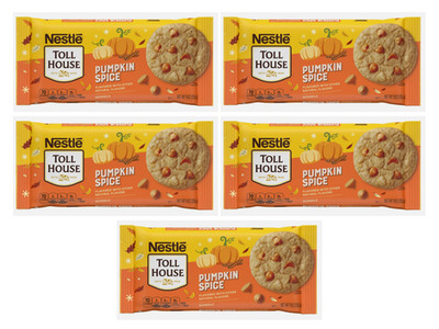 5 Pack Nestlé Toll House Pumpkin Spice Flavored Morsels, Gluten Free Baking Chip