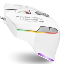 Wired Gaming Mouse RGB Backlit 7200DPI Adjustable 7 Programmable Buttons