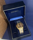 Vintage Men’s Seiko Gold/Silver Tone 38mm Automatic 6.5” Watch