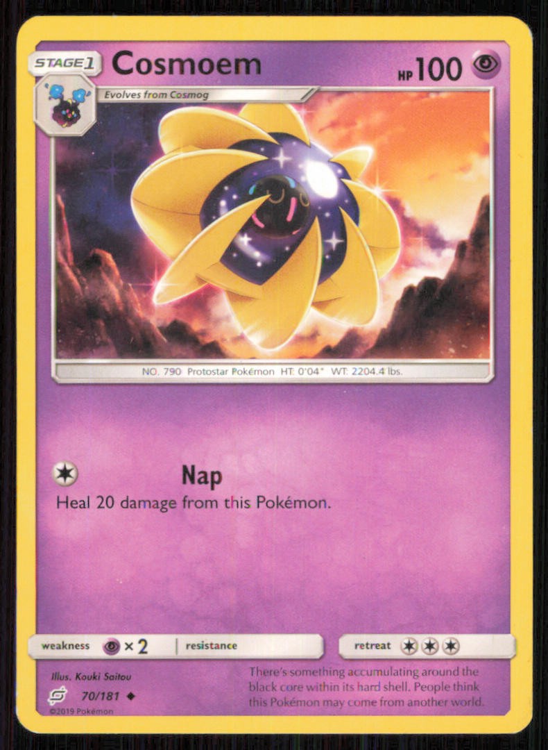 Cosmoem 70/181 Uncommon Team Up Pokemon Moderately Played