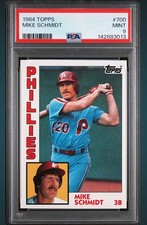 1984 TOPPS #700 MIKE SCHMIDT HOF PSA 9 MINT PHILLIES