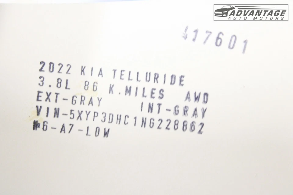 2020-2024 KIA TELLURIDE 3.8L V6 ENGINE FLEXPLATE FLYWHEEL BACKING PLATE OEM - Image 3 of 3