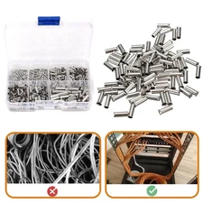 600x Tin-coated Copper Uninsulated Crimp Terminal 0.5mm²-6.0mm² Ferrules End Kit