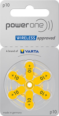 30 x  Varta Power One Hörgerätebatterien 1,4V 100mAh P10 5x6er-Pack PR70