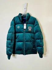 Polo Sport Ralph Lauren down quilted corduroy puffer jacket green NWT sz L $498