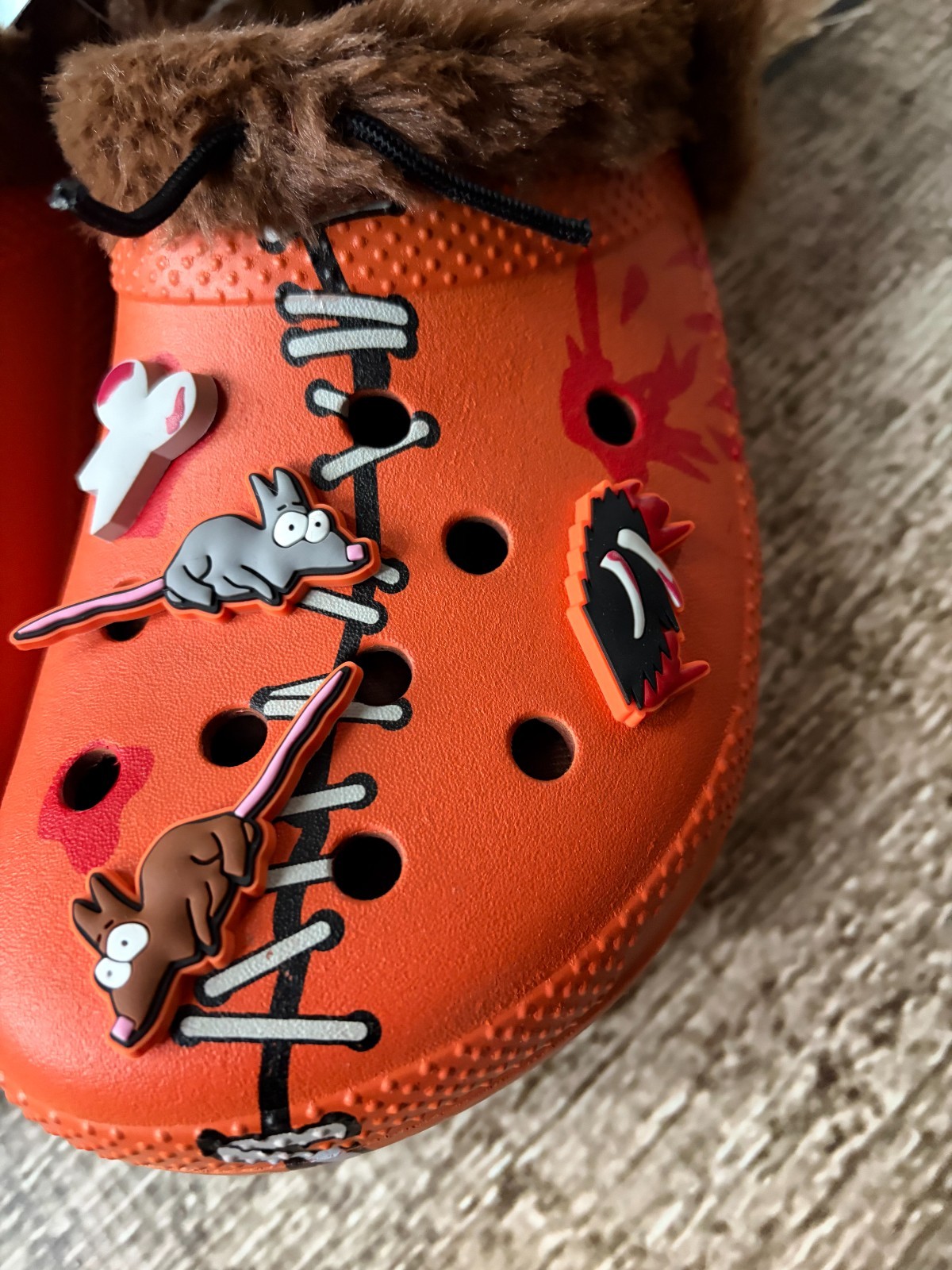 CROCS SOUTH PARK CLASSIC CLOG KENNY FUR LINED MENS 8 WOMENS 10 NEW IN BAG image 3