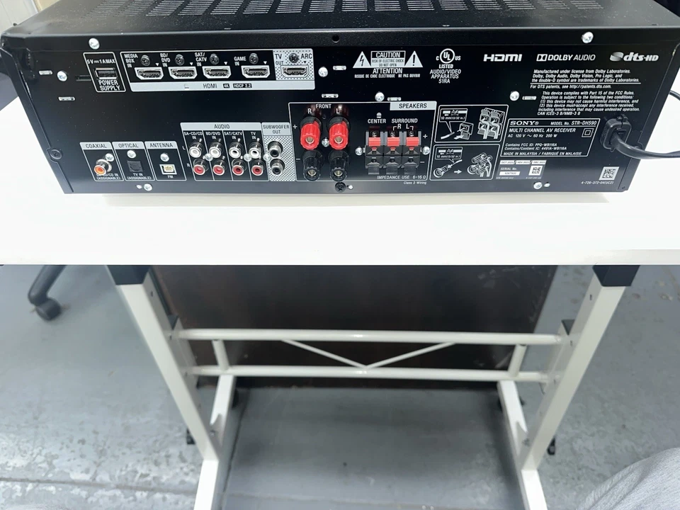 Sony STR-DH590 7.2-Channel 4K HDR AV Receiver with 4x HDMI & Bluetooth - Image 2 of 4