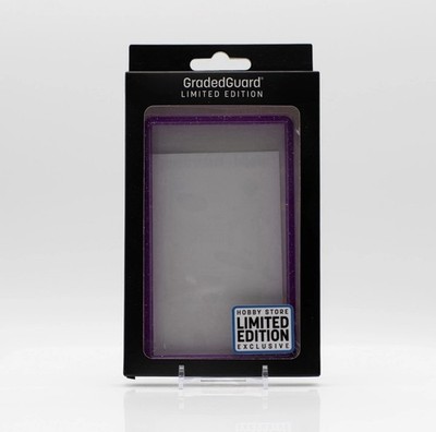 GradedGuard PSA Graded Card Case Guard PURPLE GLITTER Limited Edition Exclusive