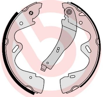 Brembo S 56 517 Bremsbackensatz Hinten Passend FüR Nissan-image