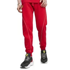 PUMA Scuderia Ferrari Race Sweatpants Mens Red Casual Athletic Bottoms 62379802