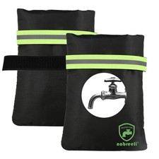 2Pack Outdoor Faucet Covers for Winter Freeze Protection, 2pcs black 