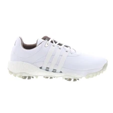 Adidas Tour360 22 GV7245 Mens White Leather Lace Up Athletic Golf Shoes