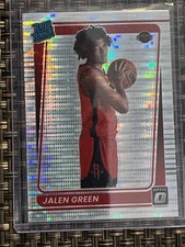 2021-22 Donruss Optic Jalen Green Rated Rookie Pulsar Prizm Rockets (RC)