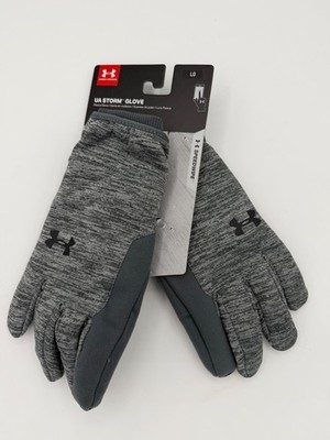 Under Armour STORM FLEECE Cold Weather Gloves Gray Adult Large 1321239-012