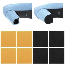 8PCS Rubber Heel Replacement Square Boot Heels Repair Kit Women's Boots Sandals
