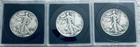 Walking Liberty Half Dollar. 1936, 1942, 1944, SB$70 PS