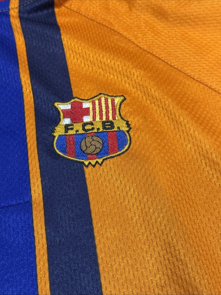 Camiseta de fútbol Kappa FC BARCELONA 1997/1998 visitante FCB LUIS FIGO fútbol XL Foto 4 de 4