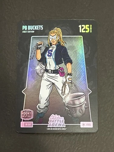 2026 Bo Jackson Battle Arena #BF-247 `PB BUCKETS` Paige Bueckers Steel Foil RC