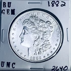 1882 BU GEM MORGAN SILVER DOLLAR UNC MS+++ U.S. MINT RARE COIN 2640