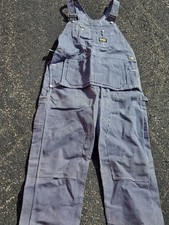NWT Sears ToughSkins Overalls Vintage Mens PinStripe Carpenter USA Made 42X30