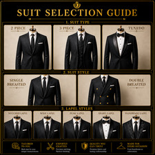 Men  s Custom Tailored Suit   Wedding Tuxedo, Business Formal, Prom  Event Wear