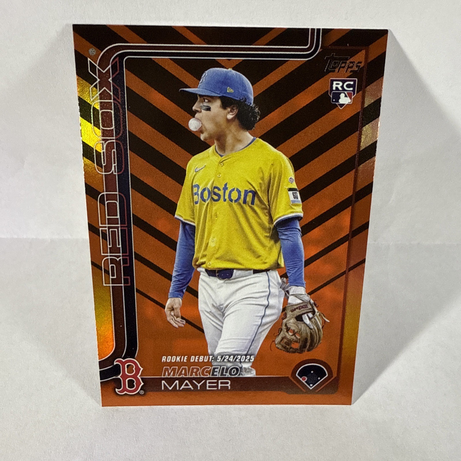 2025 Topps Update Marcelo Mayer Holiday Foil Rookie Debut