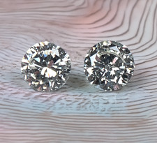 2 Matched GIA Certified ROUND Brilliant .48 CT TDW VS2 J Natural Diamonds STUDS? 625.00 per carat