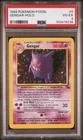 1999 POKEMON FOSSIL #5 GENGAR-HOLO PSA 4