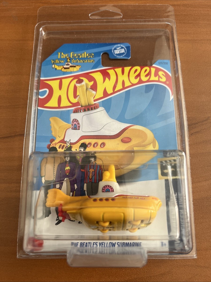 Hot Wheels Beatles Alternate Porthole Windows Animated Band Yellow