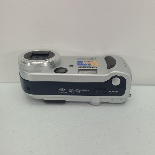 Sony Cyber-shot DSC-P51 2.0MP Digital Camera - Silver Tested Powers On - Picture 3 of 17