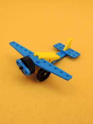 KINDER Surprise FLUGZEUG Meccano Style Nr.01 70er 80er - Figur zusammenbaubar