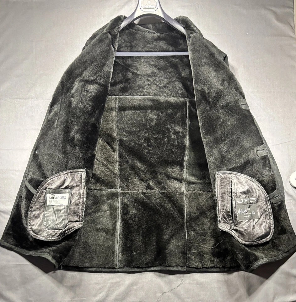 Abrigo de 3 botones para hombre Alaska Custom Built Furs Kansas City 100 % lana de oveja Foto 2 de 4