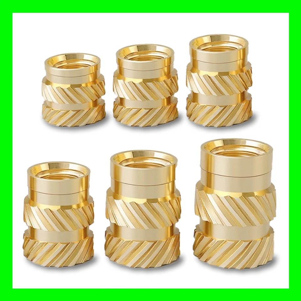 Einpressmutter M3 M1 M1,4 M2 M4 M5 Rändelmutter Gewindeeinsatz, 3D Druck - Bild 2 von 4