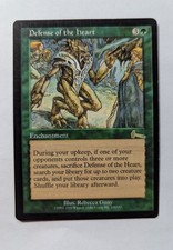1x Defense Of The Heart NM - Urza’s Legacy Magic MTG Enchantment EDH x1