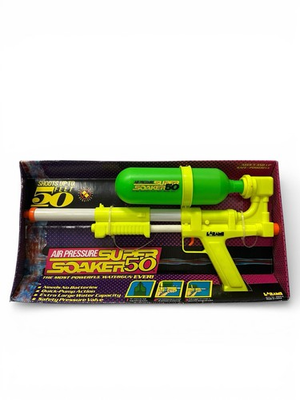 #ad Vintage 1990 Larami Air Pressure Super Soaker 50 Water Gun NIB $179.95