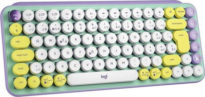 LOGITECH Tastatur Pop Keys Mini Keyboard Bluetooth Kabellos QWERTZ - Sehr Gut