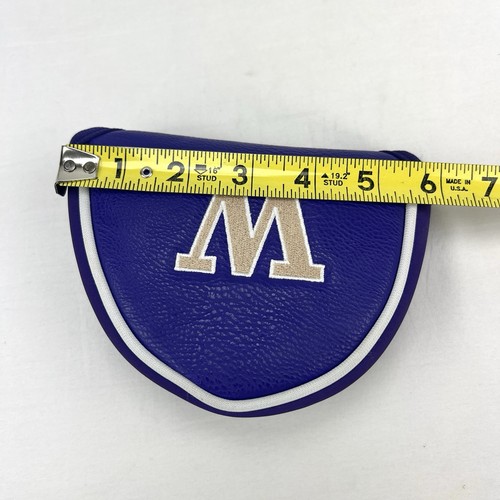 University of Washington Huskies Purple Mallet Putter Cover Leather(?) Team Golf - Picture 7 of 8