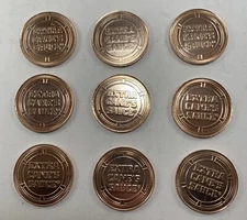 2022 New Orleans Mardi Gras Raising Cane's Doubloon 9ct-Extra Cane's sauce free