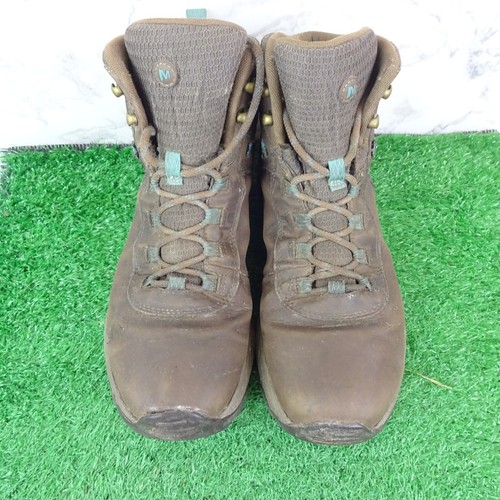 Merrell Walking Shoes Size 7 Womens Vego Mid Hiking Trainers Waterproof Boots - Picture 3 of 12