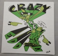 Crazy Eddie  Blotter Art print psychedelic perforated art print